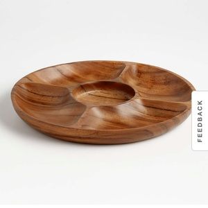 Crate & Barrel Tondo 5-part server NWT